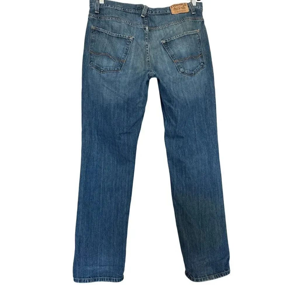 Freeworld Men’s Messenger Jeans Medium Wash Size 36x34 EUC